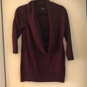 AGB Maroon Cowl Neck Sweater